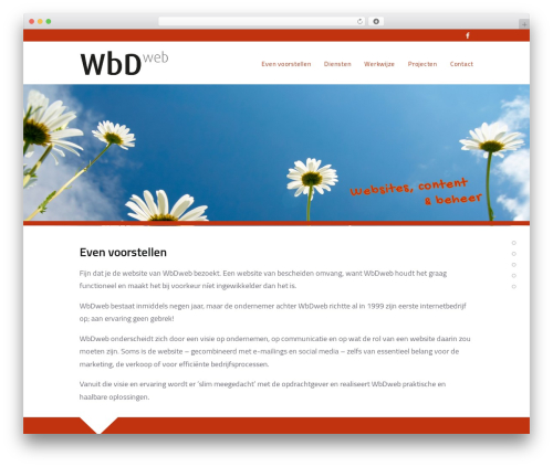 WordPress theme Uncode - wbdweb.nl