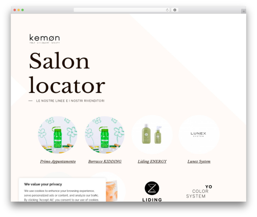 Bari theme WordPress - kemonsalon.com