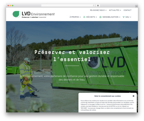 Divi theme WordPress - www.lvdenvironnement.fr