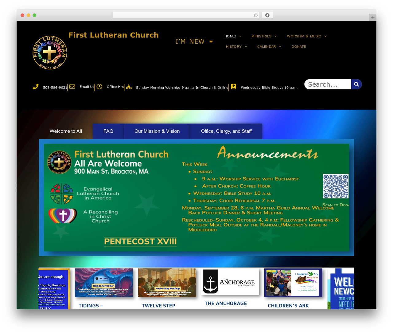Hello Elementor theme WordPress - firstevlutheran.org