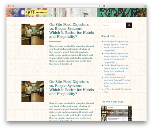 Speaker Theme theme WordPress - kattk.org