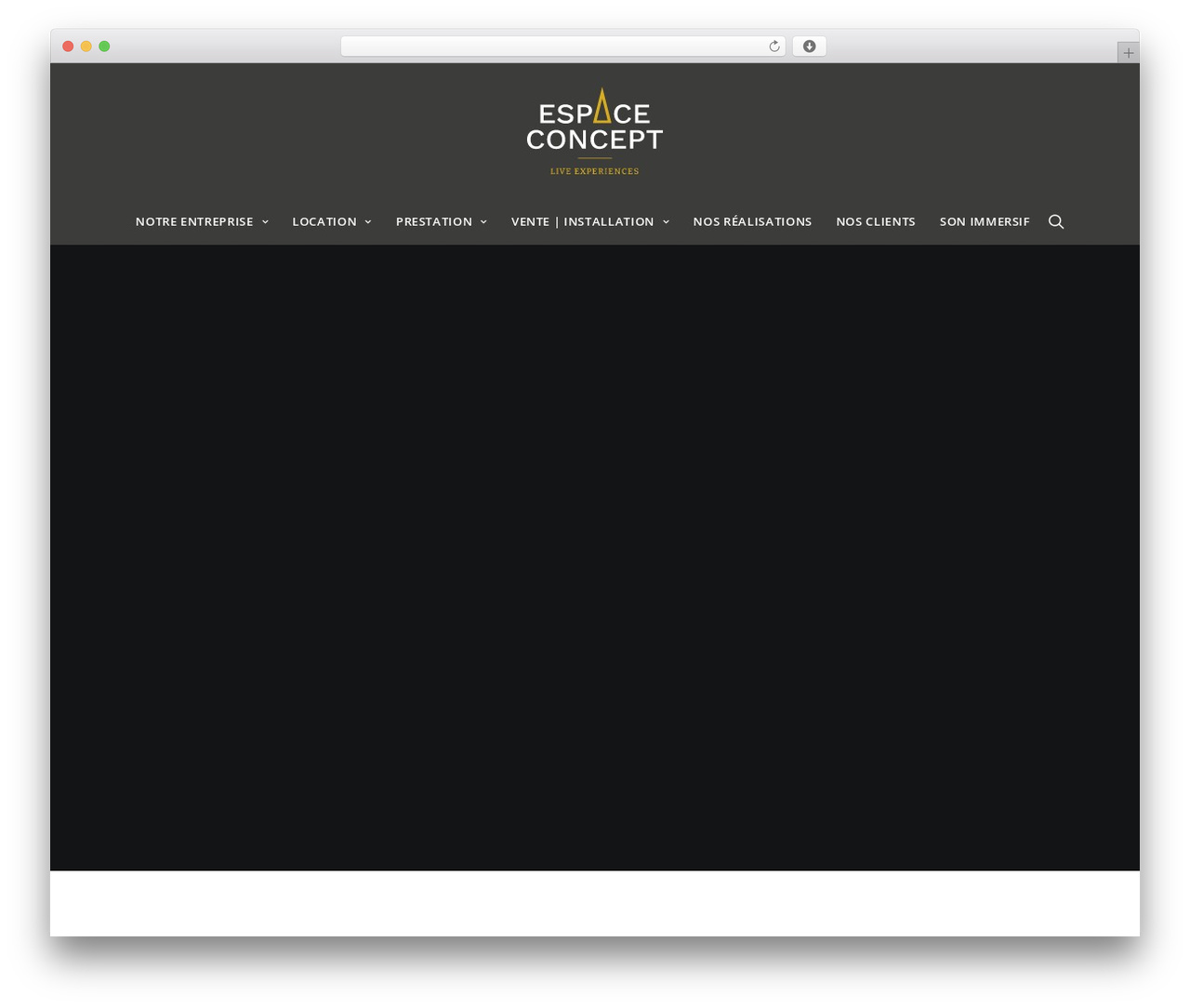 Uncode premium WordPress theme - espaceconcept.eu