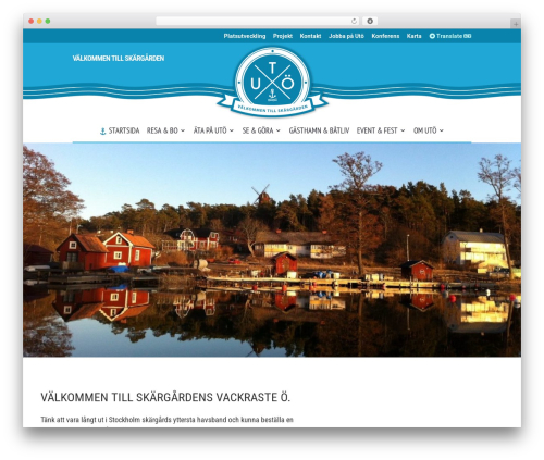 WordPress theme Utö - uto.se