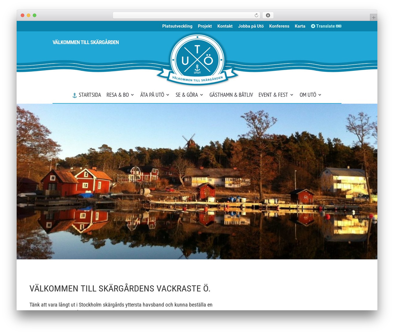 WordPress theme Utö - uto.se WordPress theme Utö - uto.se