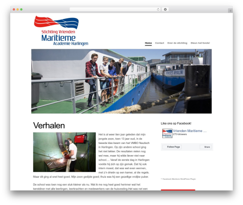 WordPress theme Workality Lite - vrienden-maritieme-academie-harlingen.nl