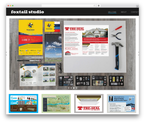 WordPress theme Integral Pro - foxtailstudio.net