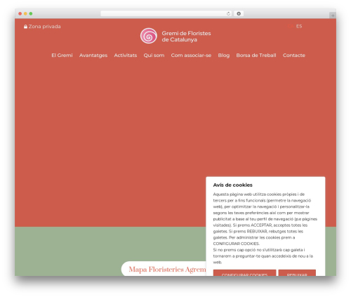 Atomic Blocks WordPress theme - floristes.cat