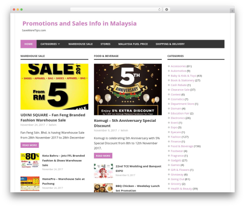 Beetle theme WordPress - savemoretips.com