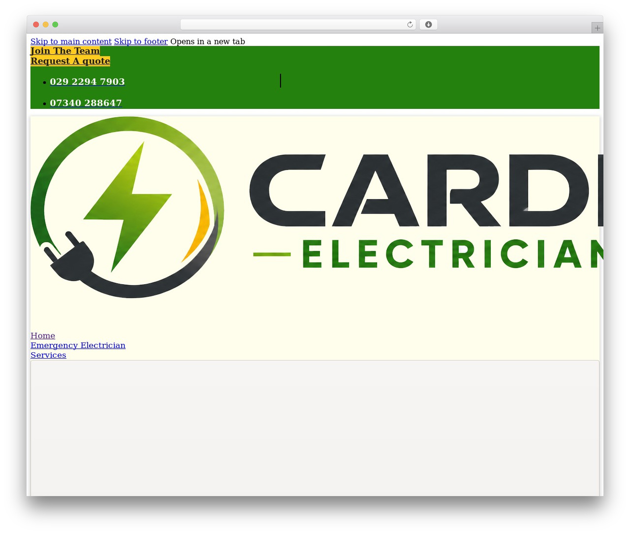 Bricks theme WordPress - cardiffelectricians.com Bricks theme WordPress - cardiffelectricians.com