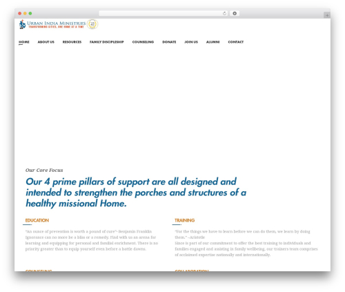 Celia top WordPress theme - urbanindia.org