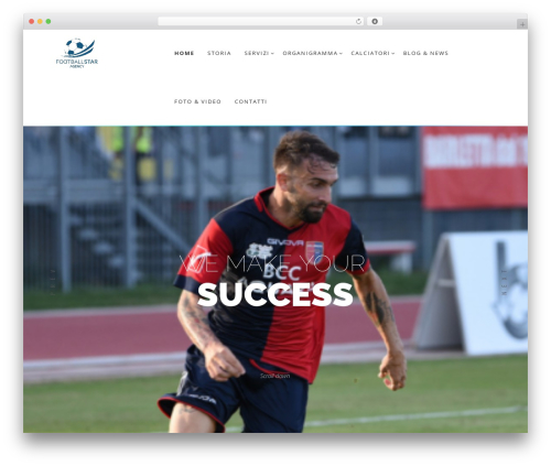 circle WordPress theme - footballstaragency.it
