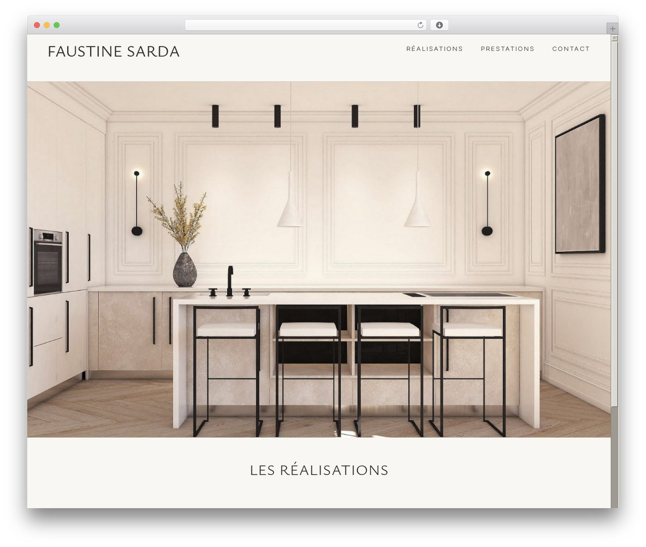 Interiocity WordPress theme - faustinesarda.fr