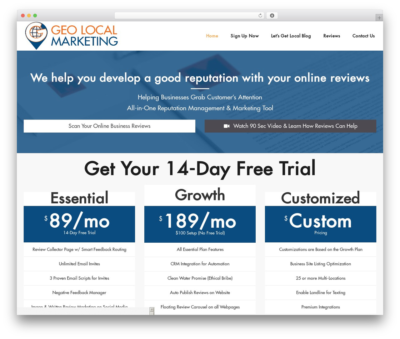 Lambda WP theme - geolocalmarketing.com
