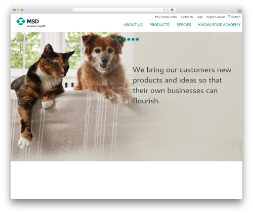 MAH Theme WordPress theme - msd-animal-health.co.in
