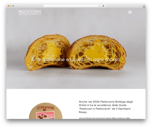 Nyssa theme WordPress - www.pasticceriabda.it