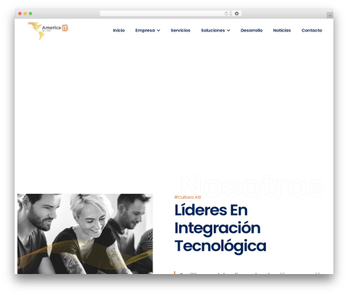 WordPress theme Dustrix - americagroupit.com