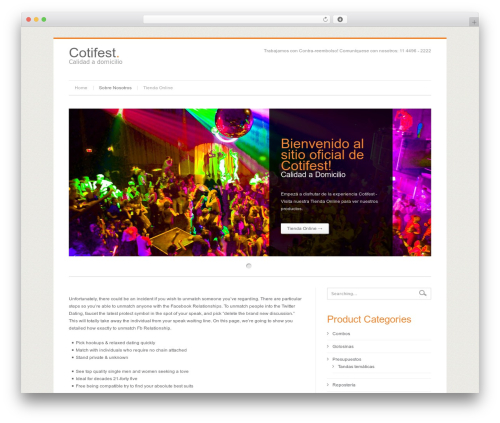 Cleanex premium WordPress theme - cotifest.com