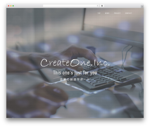 CO WordPress theme - createone.info