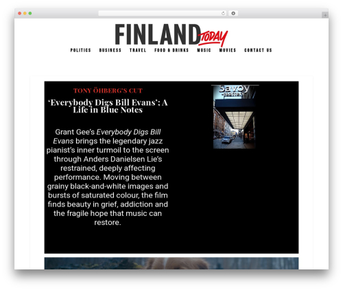Extra theme WordPress - finlandtoday.fi