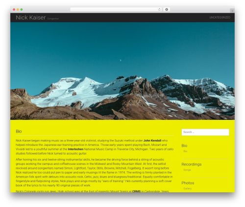 National Basic WordPress theme - nickkaiser.com National Basic WordPress theme - nickkaiser.com