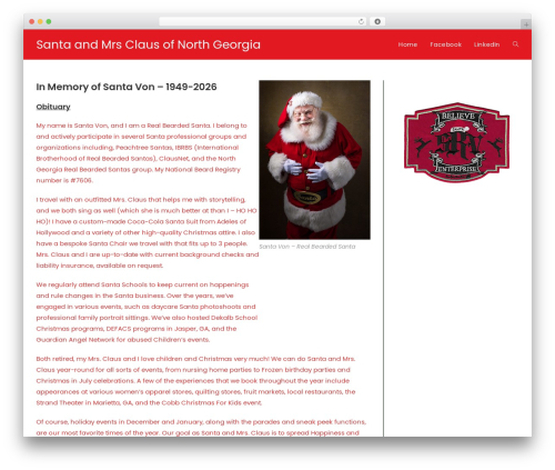 OceanWP WordPress theme - santaofnorthgeorgia.com