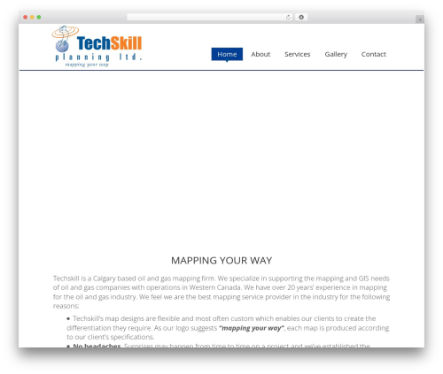 techskilltemplate theme WordPress - techskillplanning.com