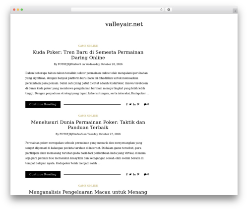 Theme WordPress Writee - valleyair.net Theme WordPress Writee - valleyair.net