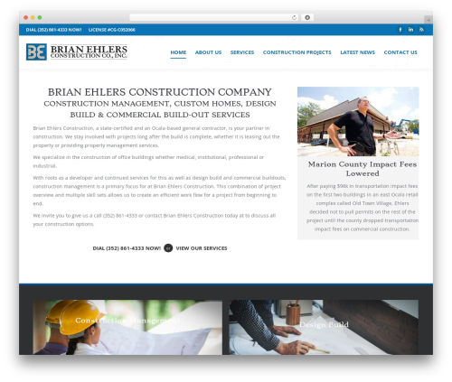 The7 Classic WordPress theme for business - brianehlersconstruction.com