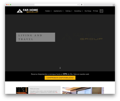 Hover box WordPress plugin - farhomehostels.com