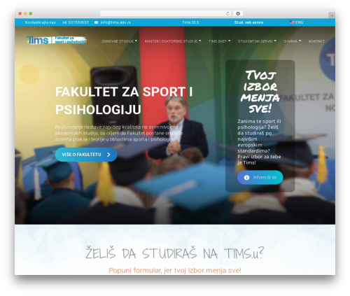 Course Builder best WordPress theme - tims.edu.rs
