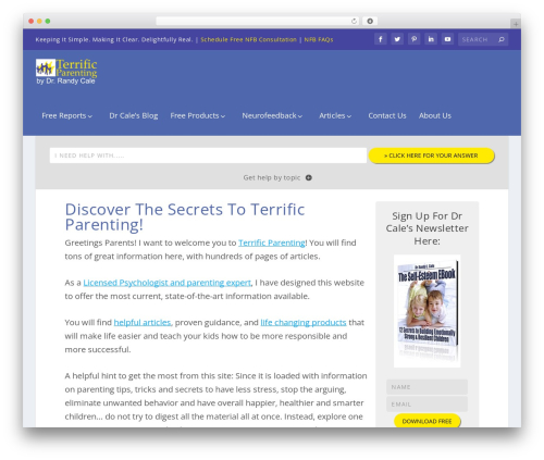 My wp mega menu WordPress plugin - terrificparenting.com