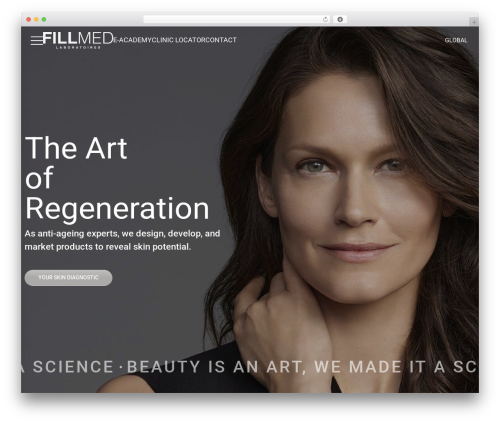 Hyper WordPress theme - fillmed.com