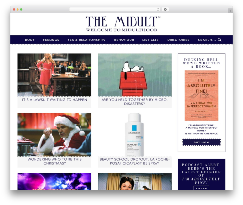 Loft WordPress theme design - midult.com
