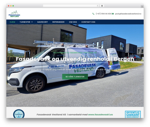 Verdimedia essentials WordPress plugin - fasadevaskvestland.no