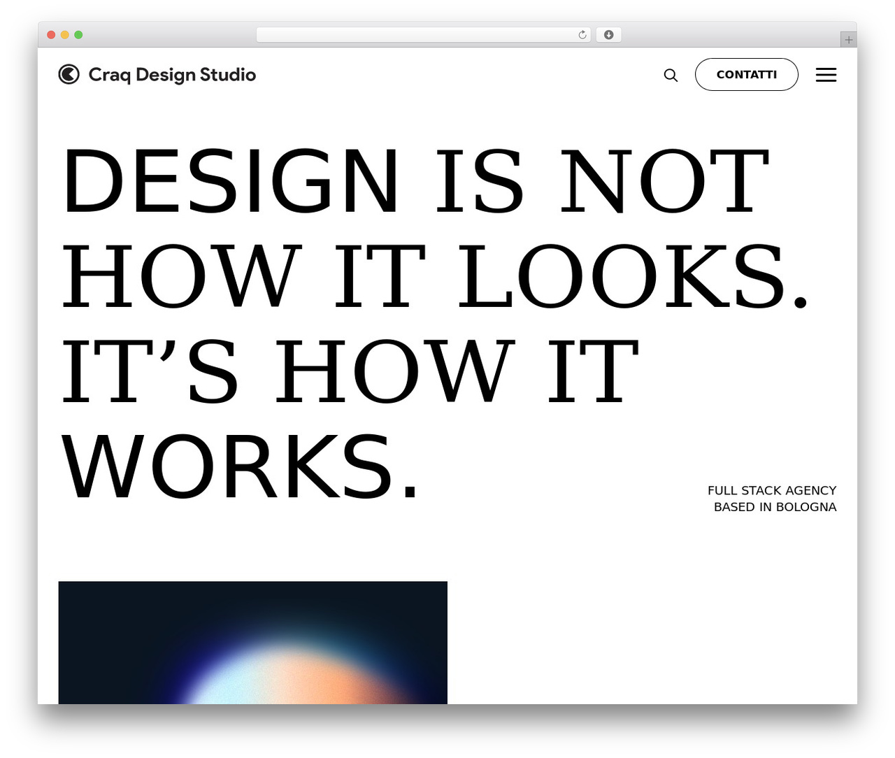 Qtheme x Craq Design Studio WordPress theme - craqdesignstudio.it