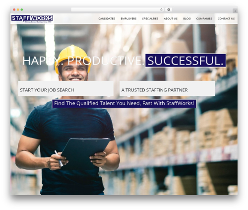 Theme WordPress Hello Elementor - staffworksinc.com