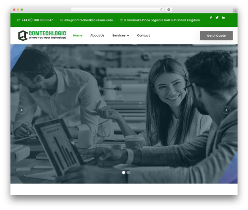 Theme WordPress Quantech - comtechwebsolutions.com