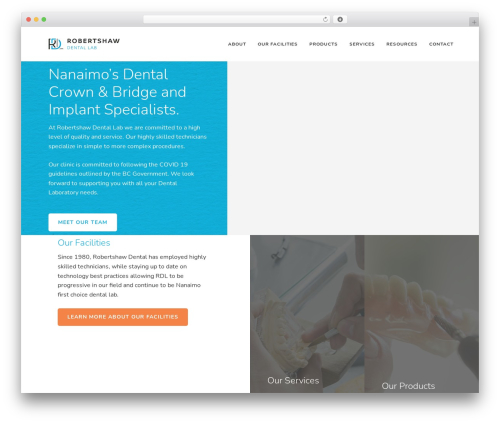 Theme WordPress Robert Shaw - robertshawdental.com