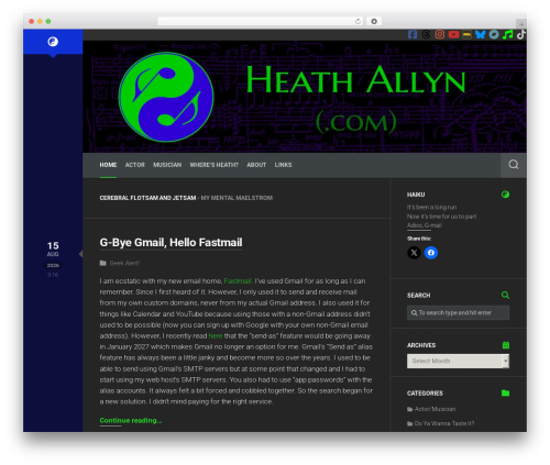 Theme WordPress Stylizer - heathallyn.com Theme WordPress Stylizer - heathallyn.com