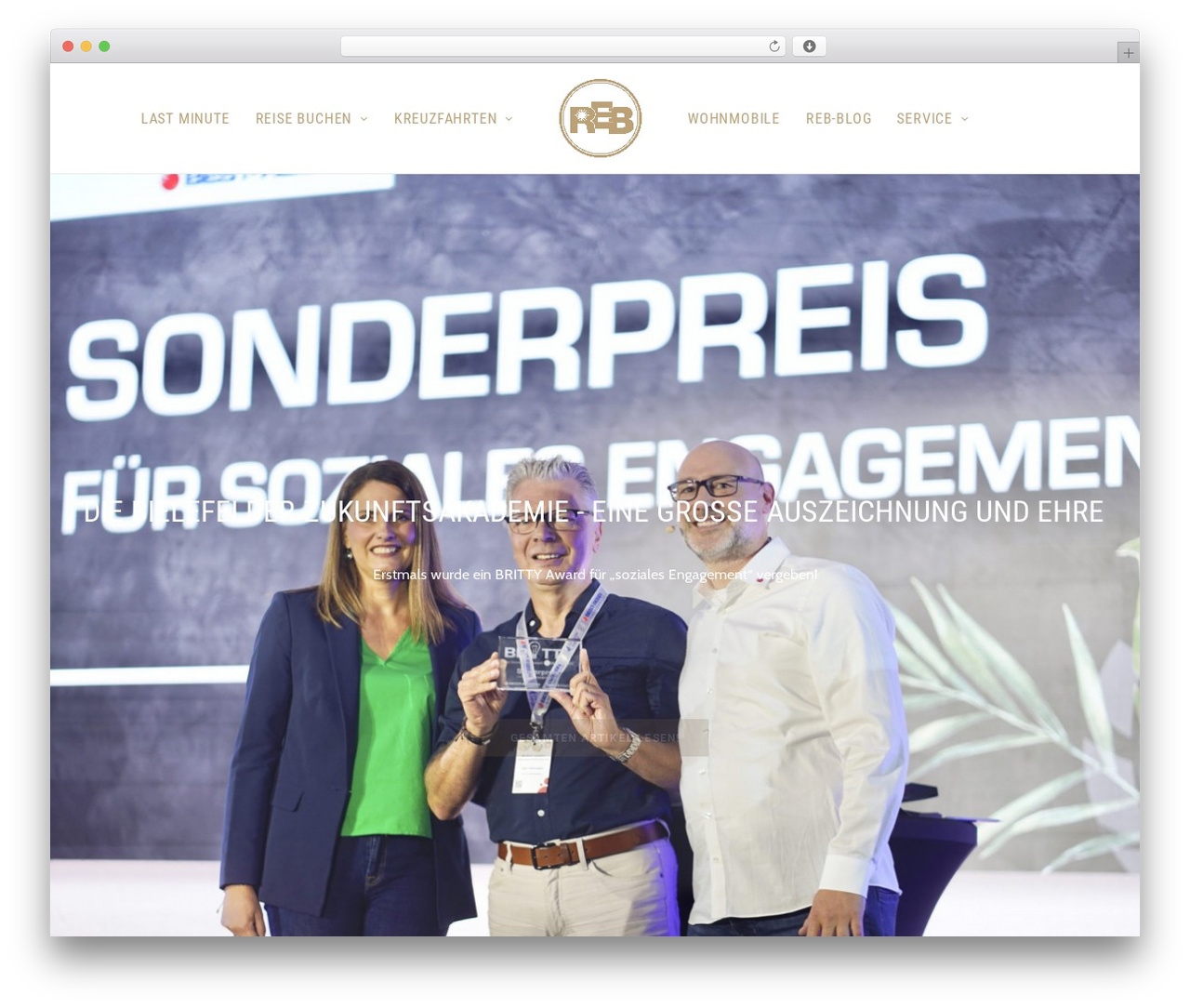 Theme WordPress Uncode Child - reb-reisen.de