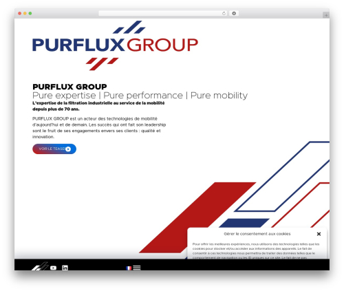 WordPress theme Hello Elementor - purfluxgroup.com