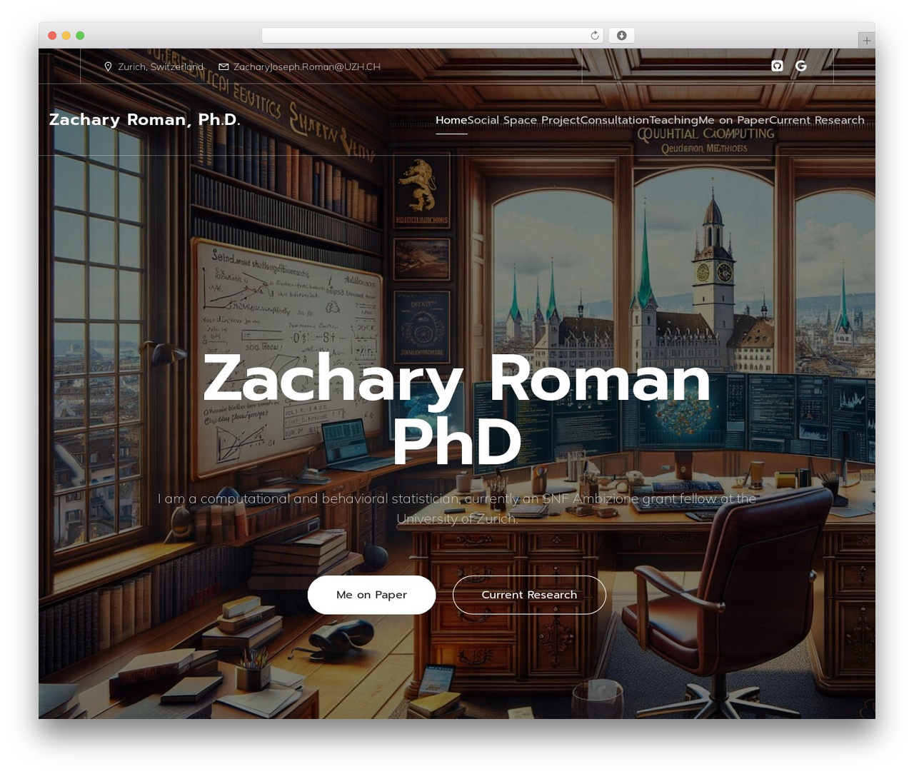 WordPress theme Mindscape - zacharyroman.com