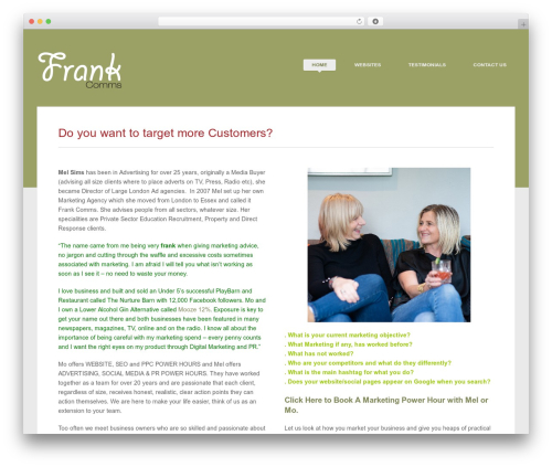 WordPress theme Premium WordPress Theme - frankcomms.com