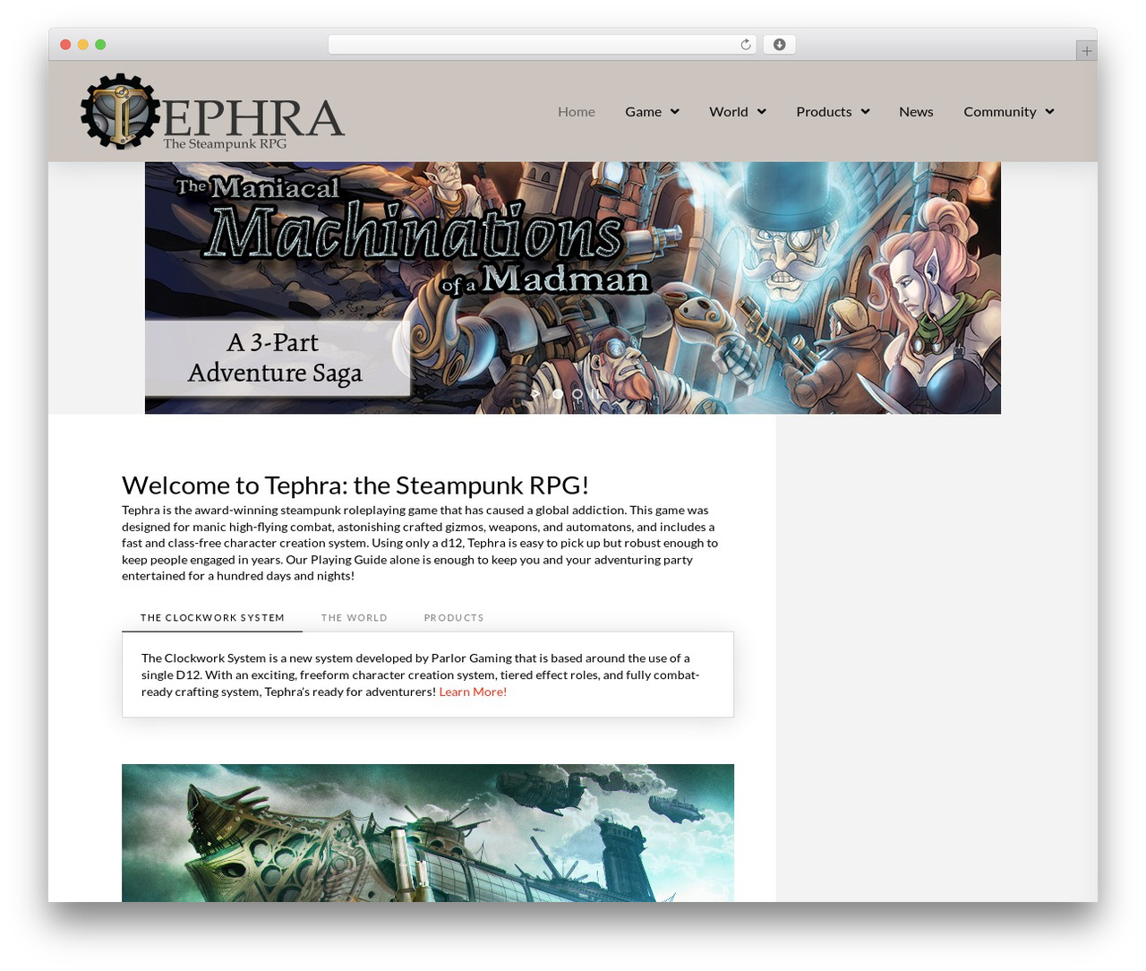 WordPress theme Pro - tephrarpg.com WordPress theme Pro - tephrarpg.com