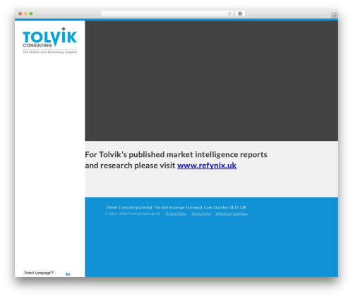 WordPress theme Tolvik - tolvik.com