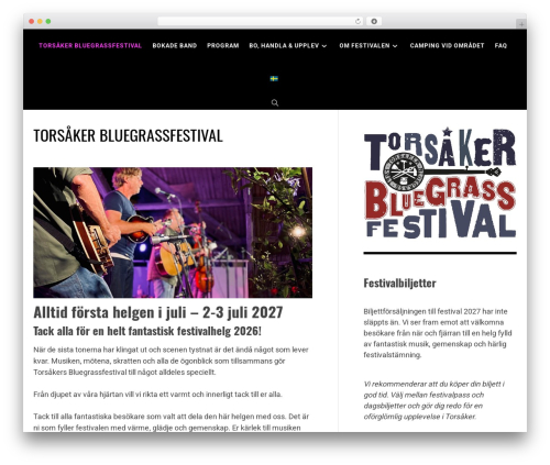 almighty WordPress theme - torsakerbluegrassfestival.se