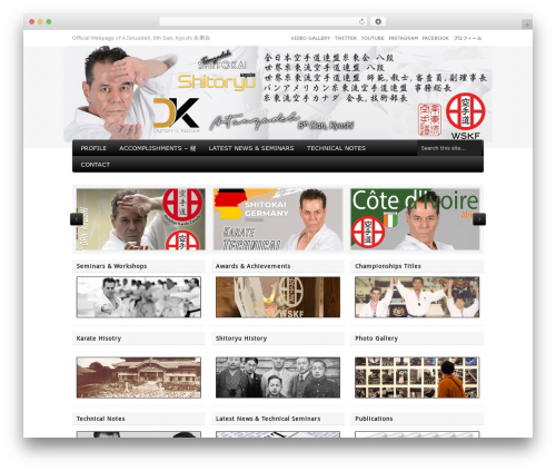 Avenger theme WordPress - tanzadeh.com