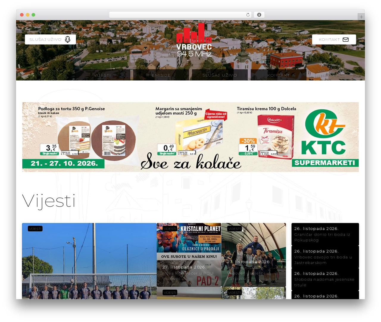 Curly Code WordPress theme - radiovrbovec.hr