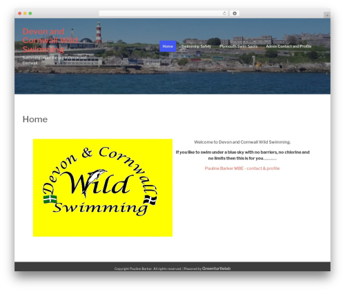 elemento WordPress theme - devonandcornwallwildswimming.co.uk