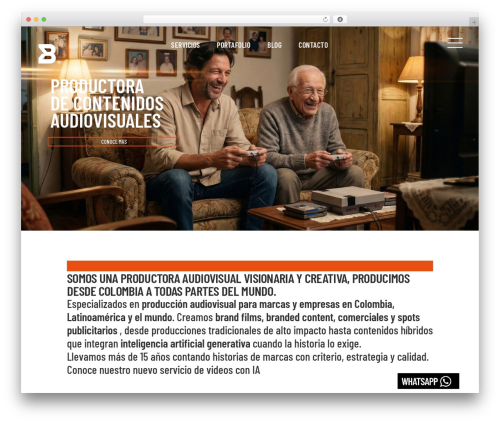 Illustrator WordPress theme - butaka.com.co
